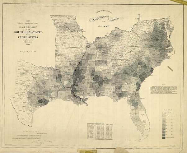 Slavery Map 1860