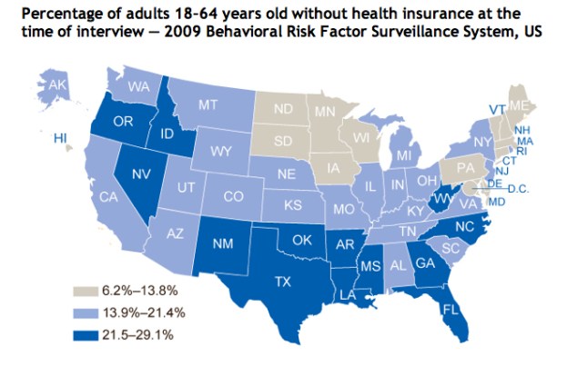 Access to health care--insurance