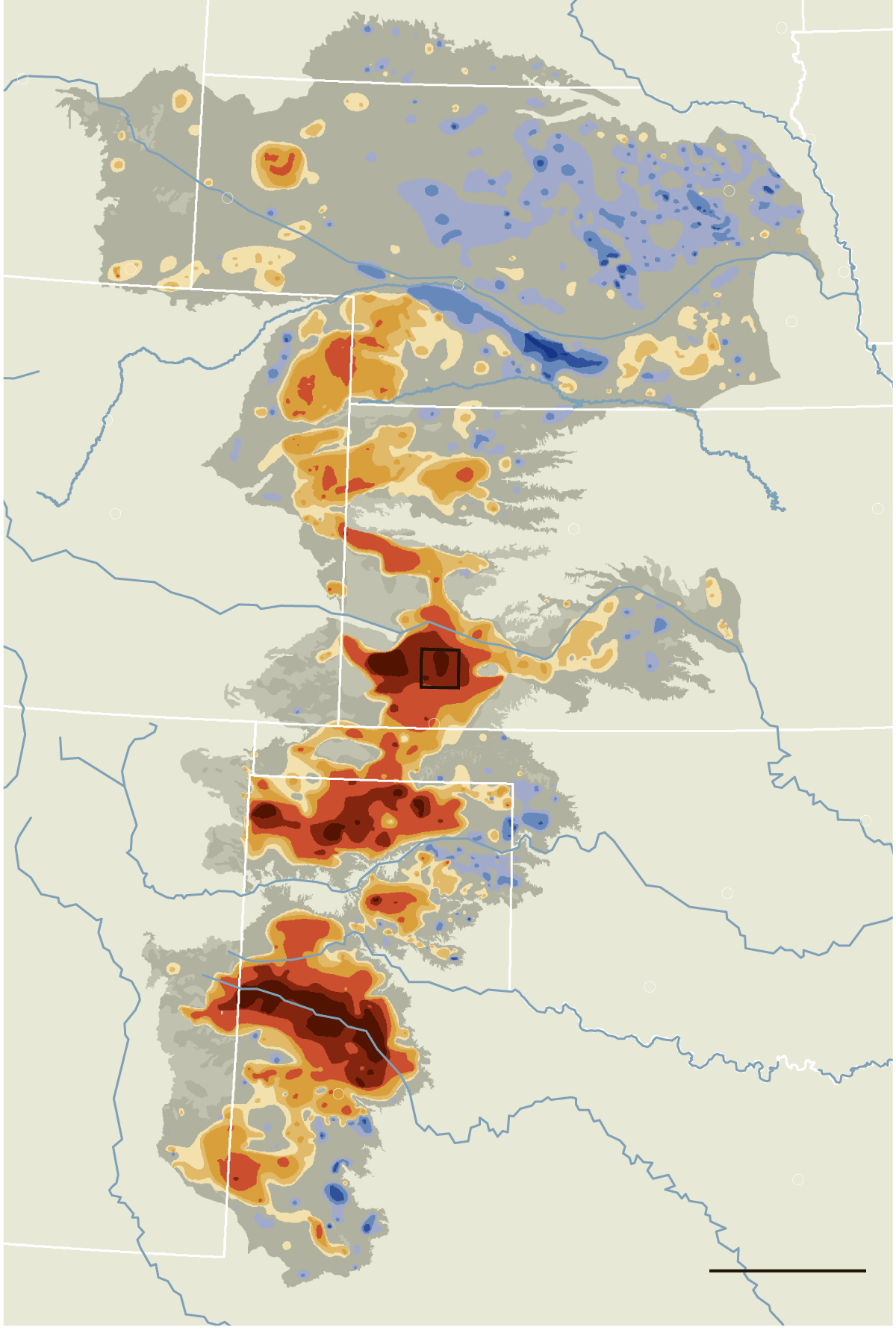 Hot-Spots of Aquifers