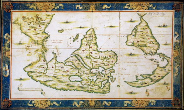 Nicolas_Desliens_ World Map 1566) with Java