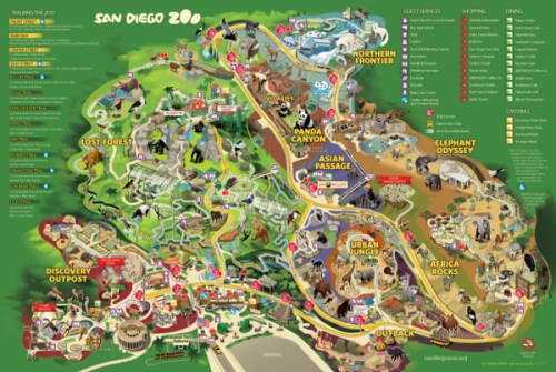 SD ZOO MAP