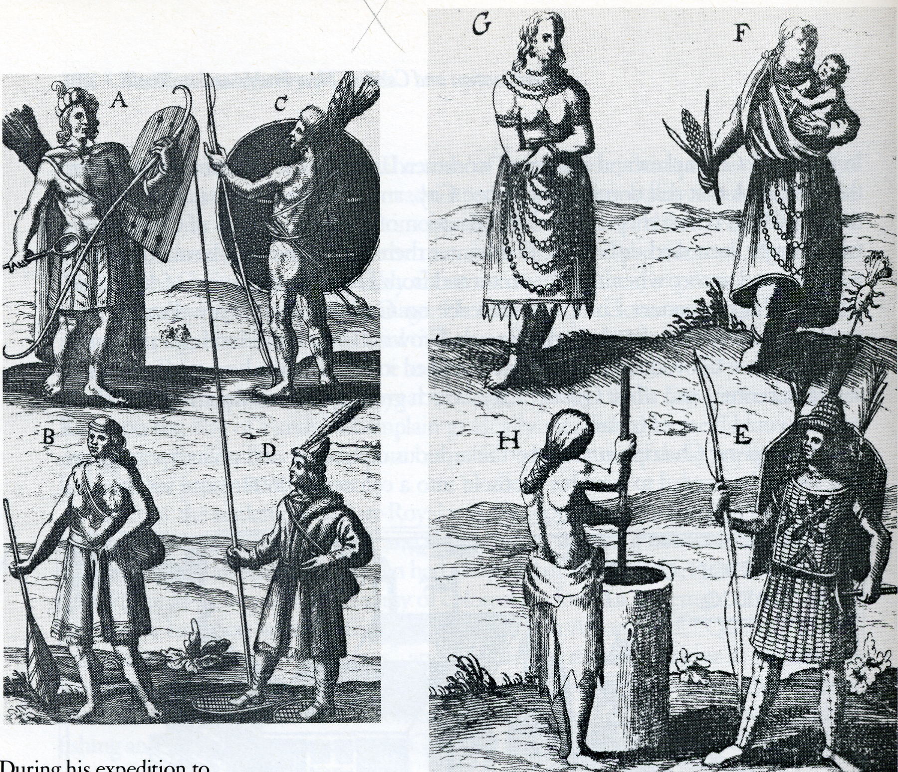 17 bis Algonquin indians 1615-17 by Champlain