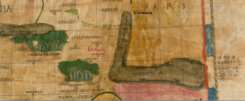 Bohemia in 1477 Ptolemy