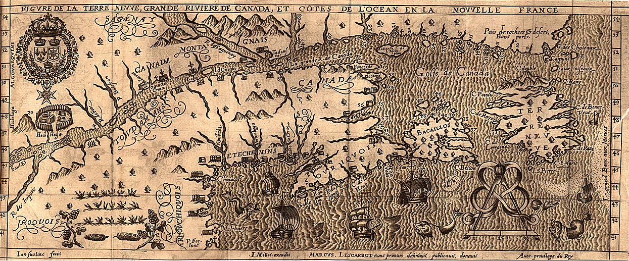 Indians in Canada- Iroquois, Etechemins, Montaignais