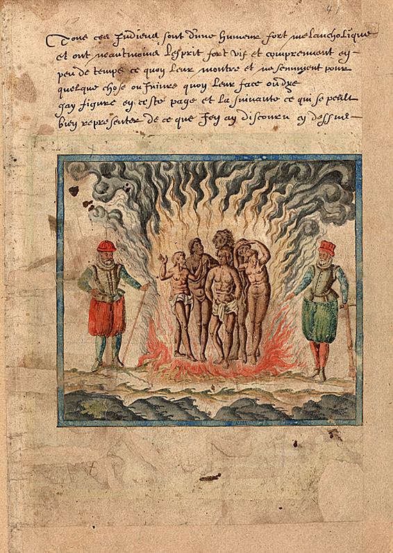 Inquisition in Champlain's MS from Journal JCB
