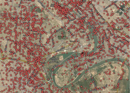 Mapping Civilian Deaths Baghdad 2010 Wikileaks