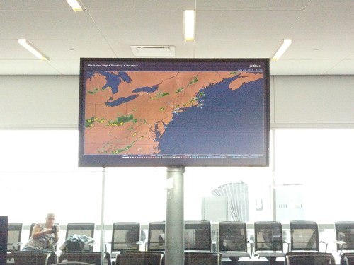 Maps in Airports--Jet Blue NYC