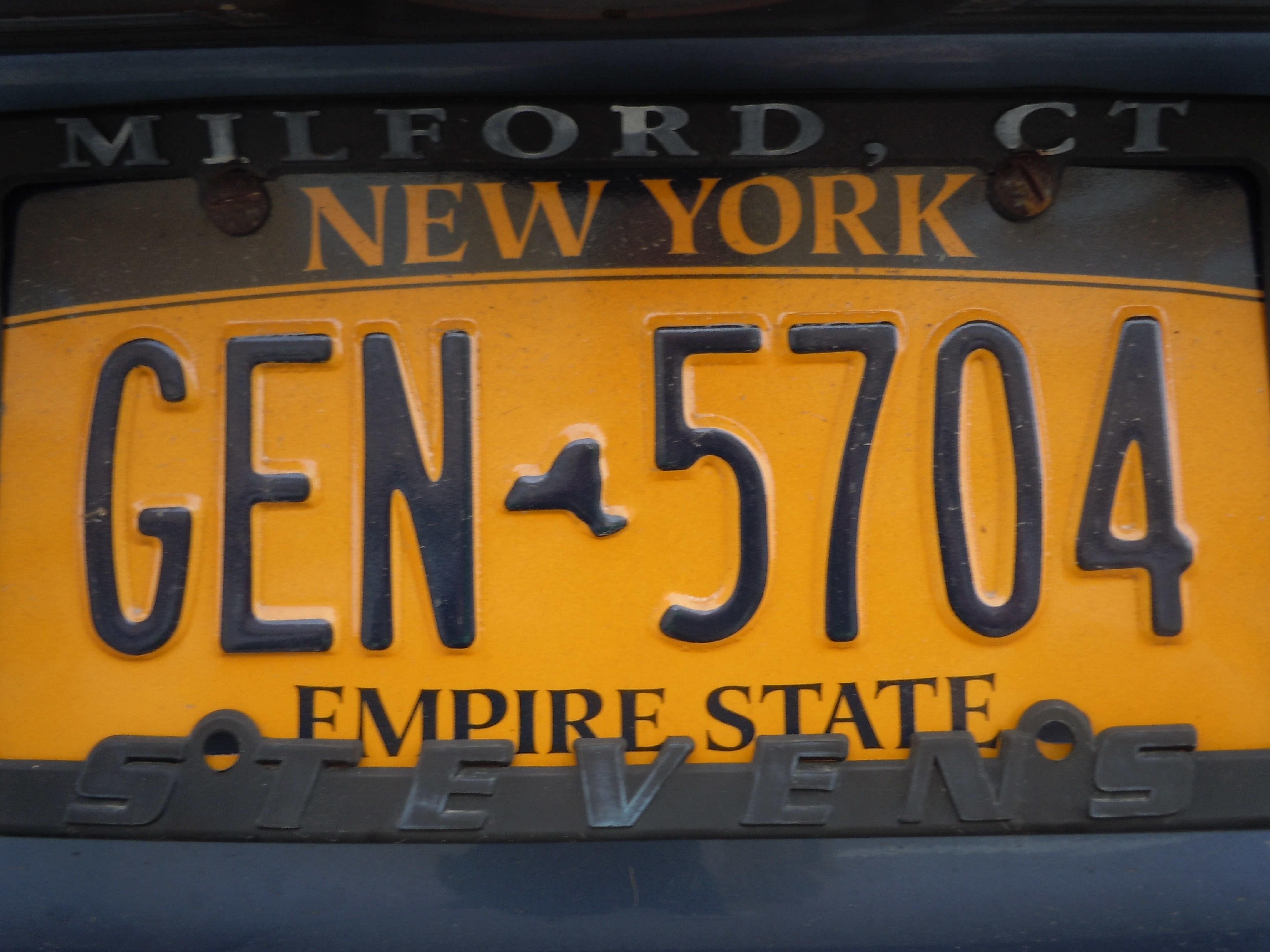 New York Plate