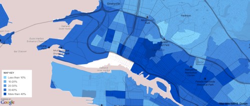 Oakland Foreign Born Map