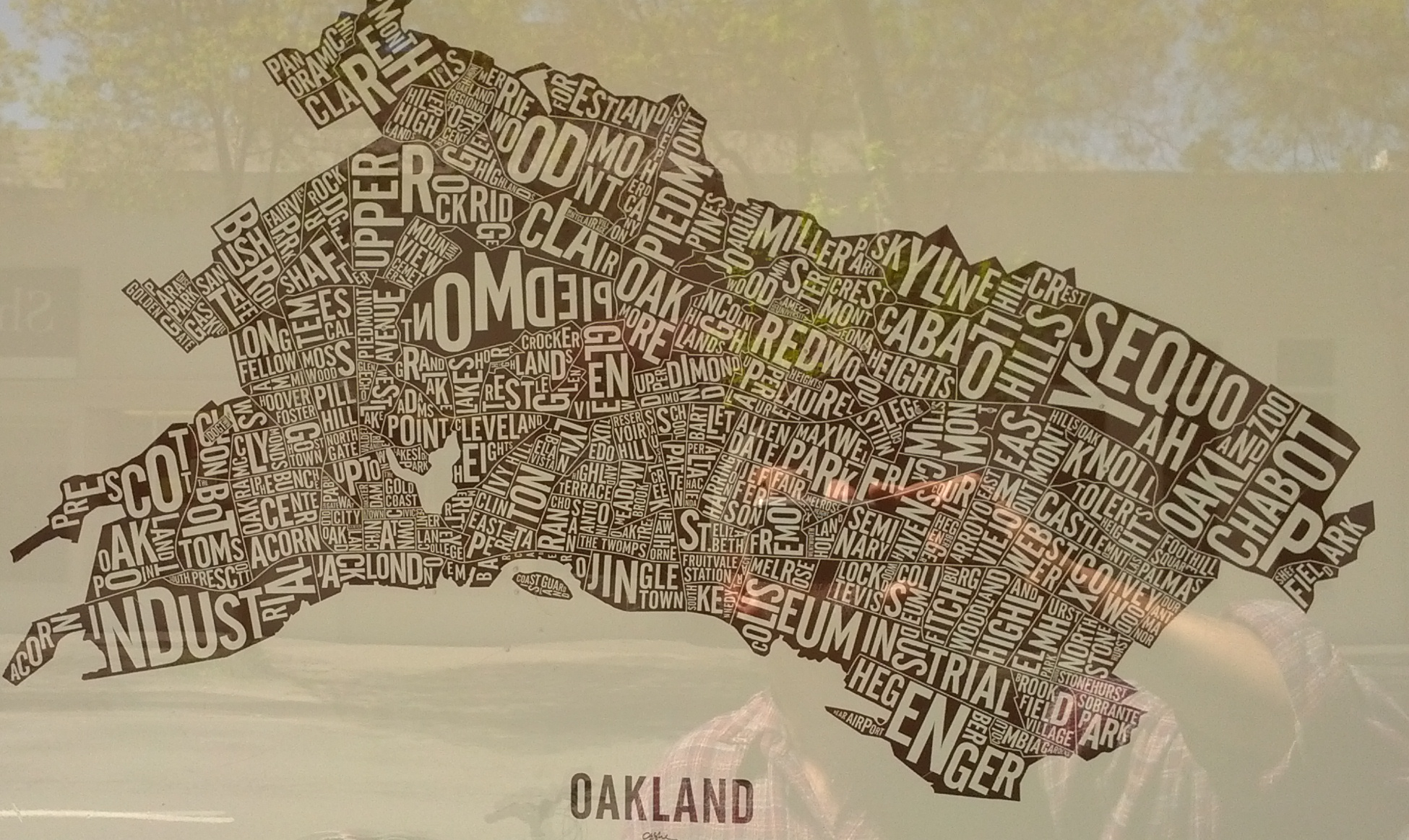 Oakland Word Map