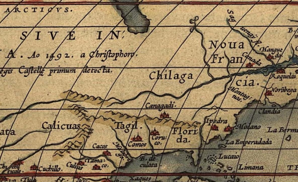Ortelius' Nove Francia