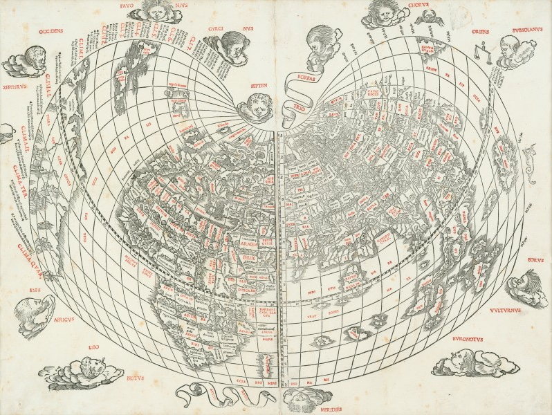 Sylvanus PLanisphere--close up