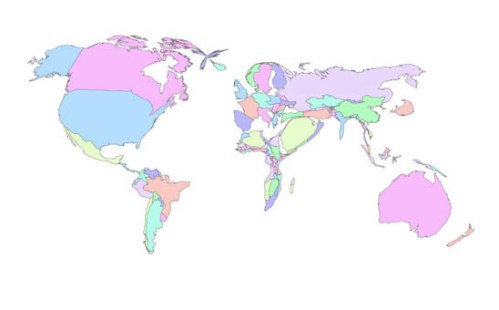 World Map-Calorie Consumption