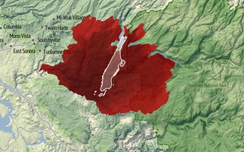 Manhattan in Yosemite Blaze