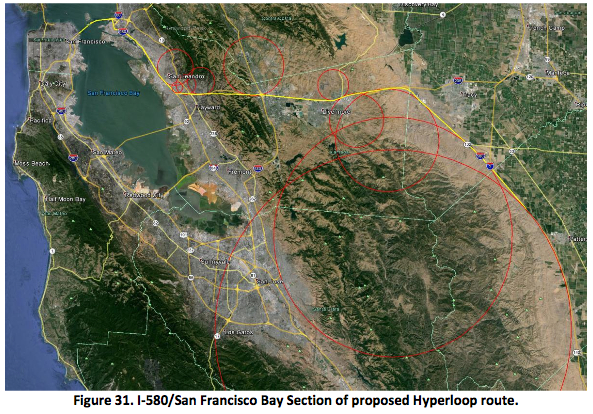 Hyperloop in Bay Area