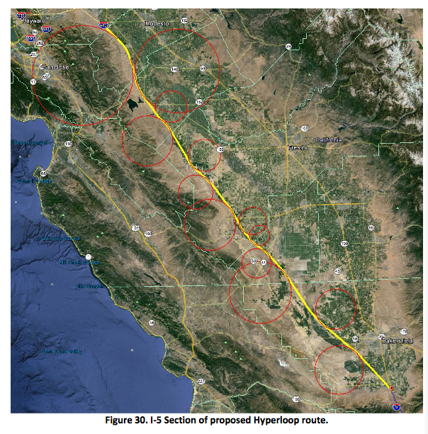 Hyperloop on I-5