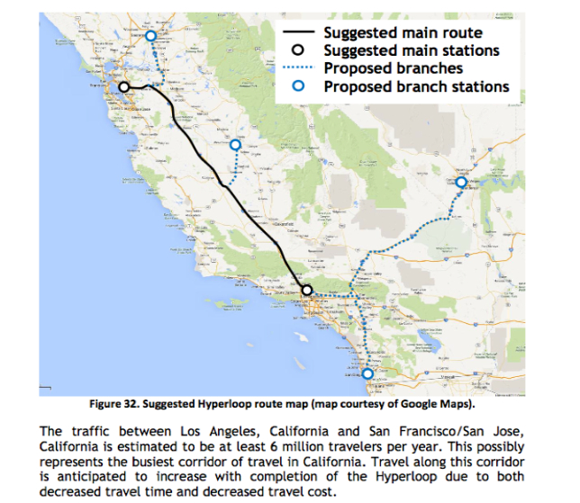 larger rout Hyperloop
