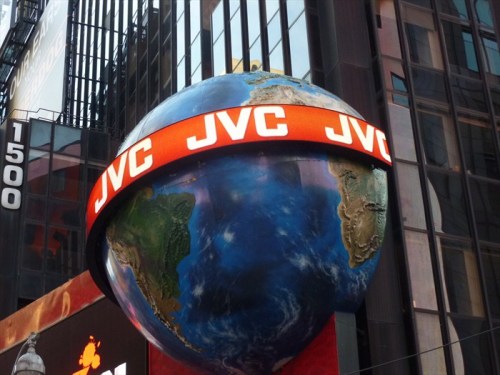 JVC GLOBE IN TImes Square NYC