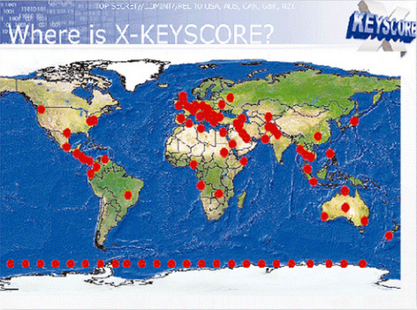 WHere is X Keyscore?