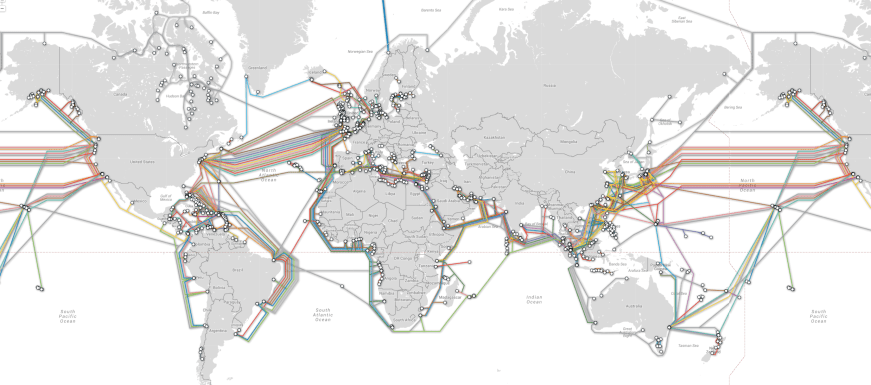 wrapping the world with cable