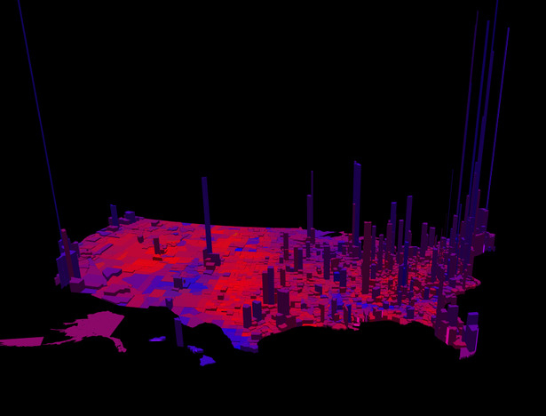 Blue v. Red Topo Raised