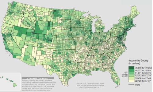 Income by County:2012