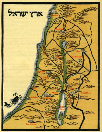 Kredel Haggadah Map