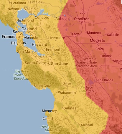 Bay Area to Modesto and Monterrey