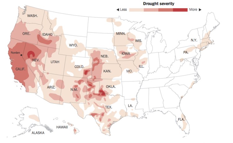 Drought Severity--California