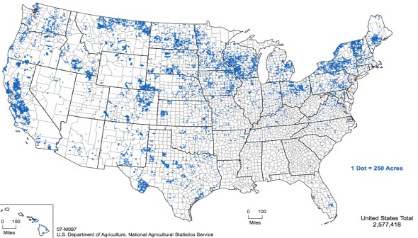 Acres:Organic Farming Prodcution 2007
