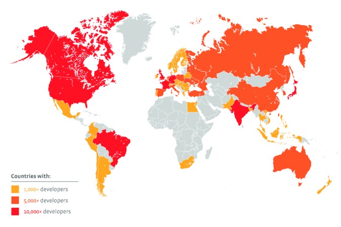 Facebook-Developer-Heat-Map