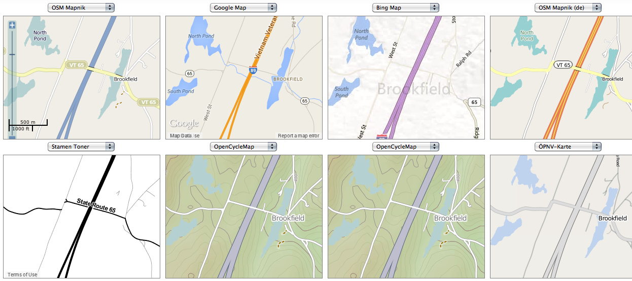 Lakes and Ponds near Brookfield VT