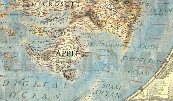 Microsoft to Blackberry Island and Spam Ocean