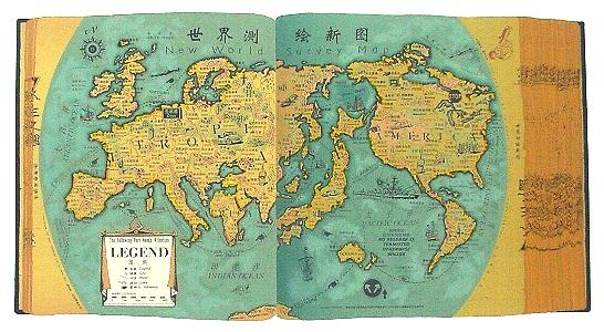 New Topographical World Map