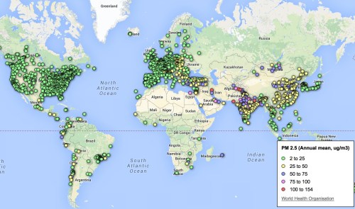Global Particulate Matter 2:5 WHO