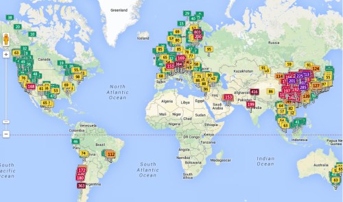 pokets of pollutants