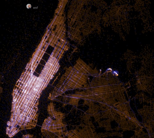 Big Mapping NYC Taxi Trips from Open Data