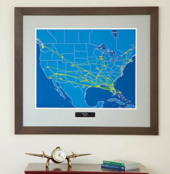 Flight Aware Framed Map