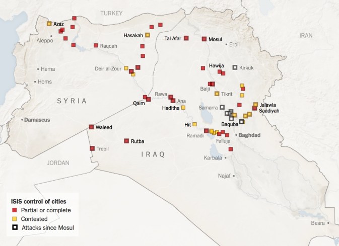 NY TIMES ISIS control