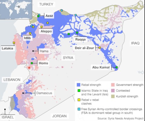 Rebel Strength along Rivers