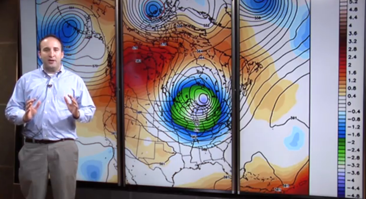 Weatherman scrambling to gloss