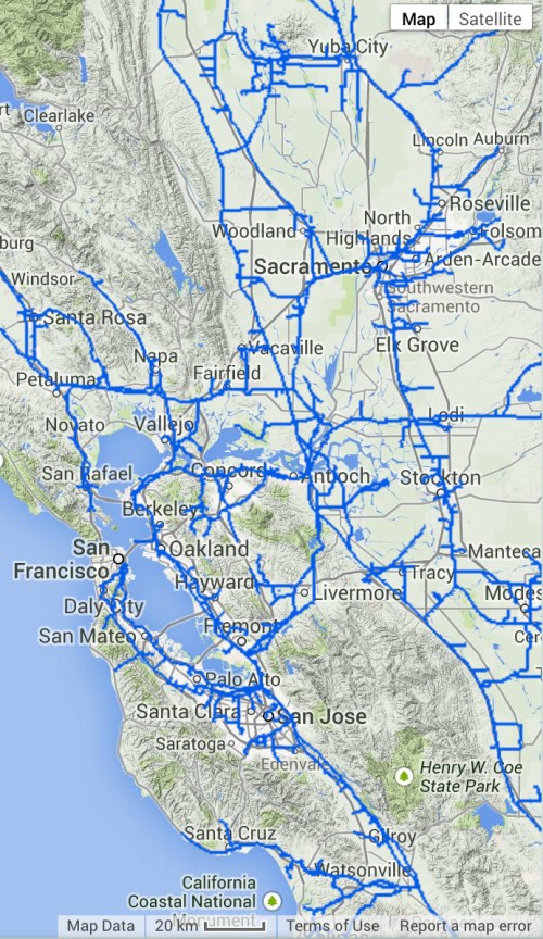 Gas Transmission Pipelines PG&E