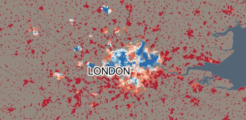 Muslim London, blue 100%