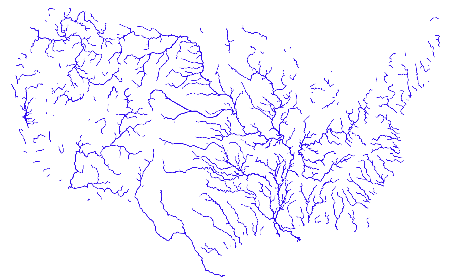River Map of US--Bostockian, by Jason Davies
