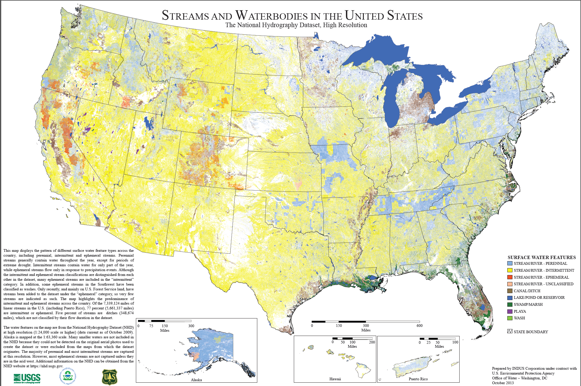 Streams and Waterbodies