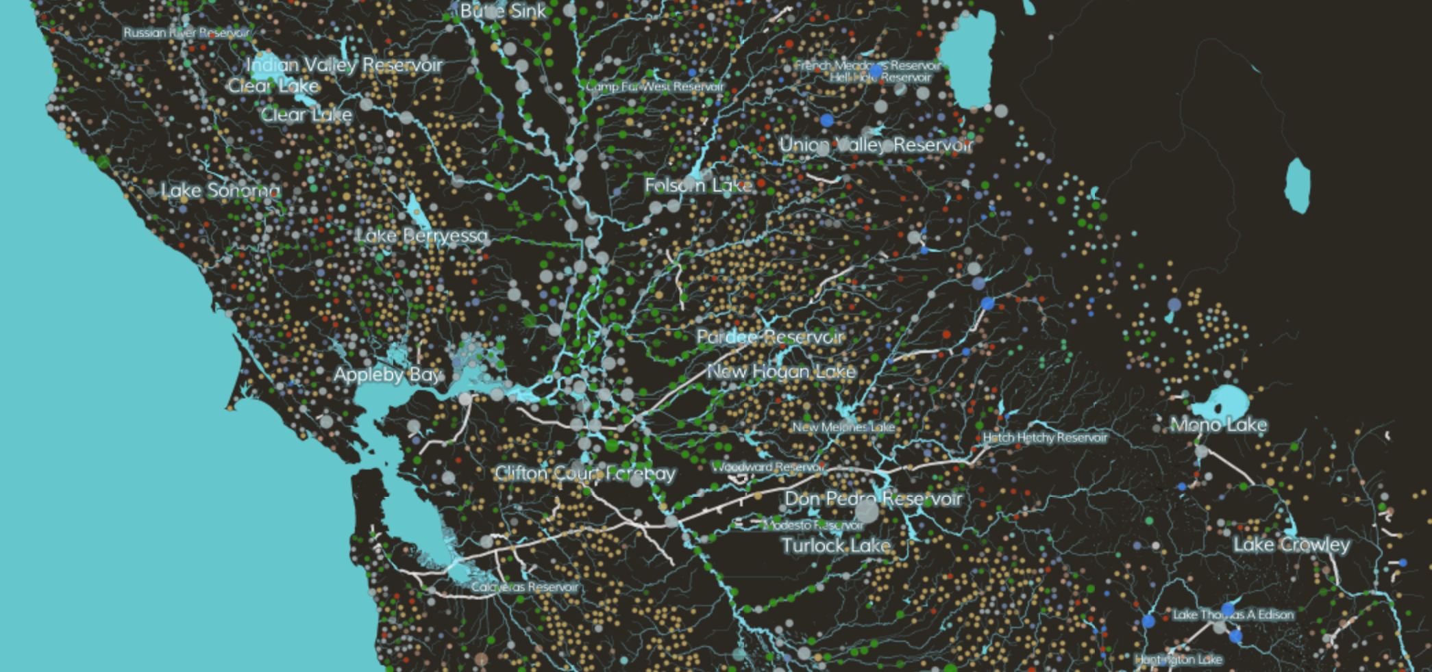 Water Use Mosaic outside East Bay