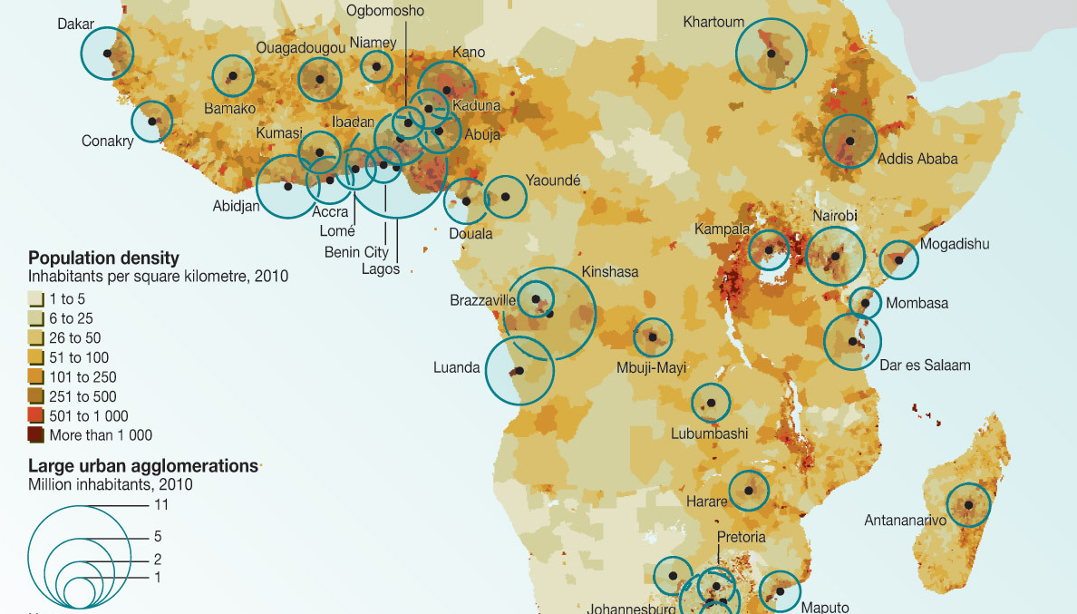 West African Urban Agglomerations, 2011