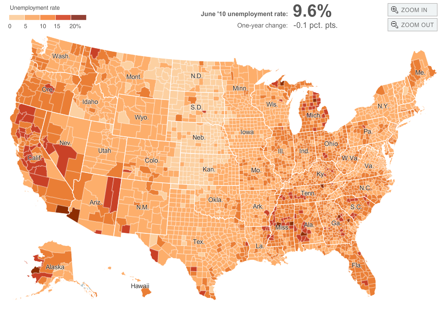 Geograph of a Recession