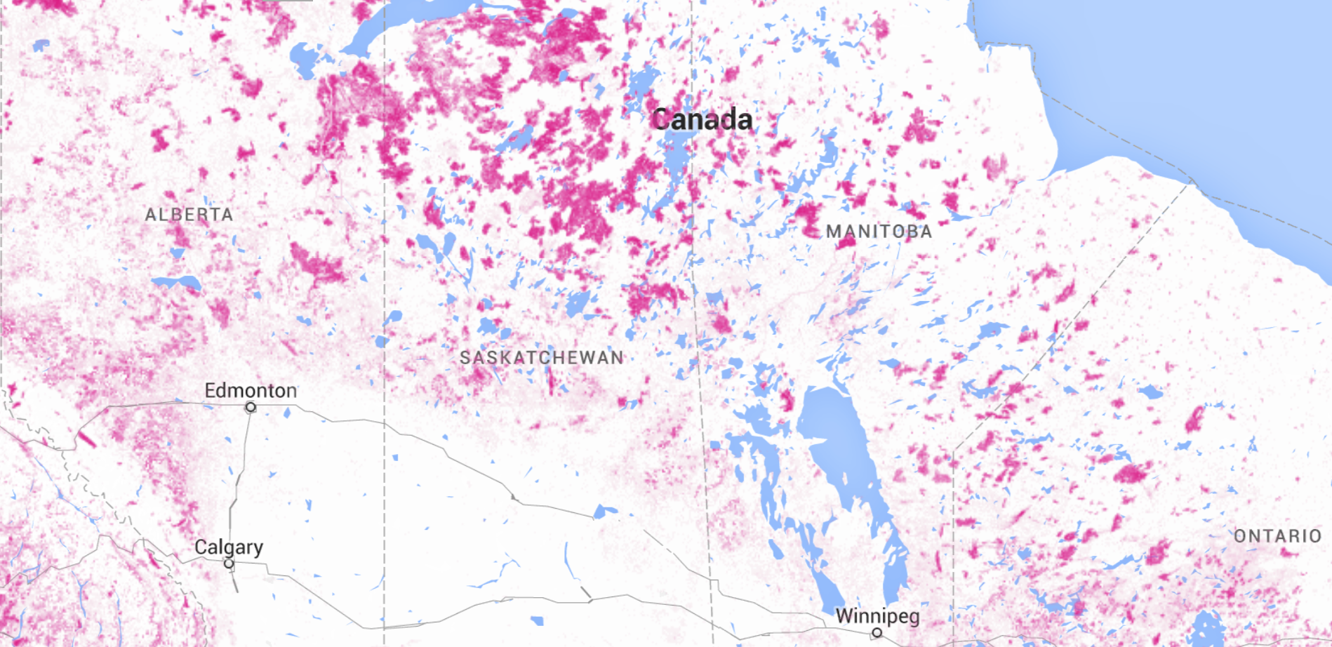 Canada clearcutting