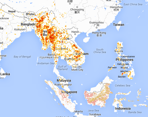 fires vietnam malaysia singapore